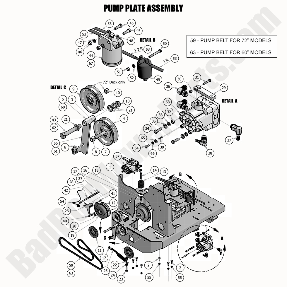 2020 Diesel - 1500cc Pump Plate Assembly